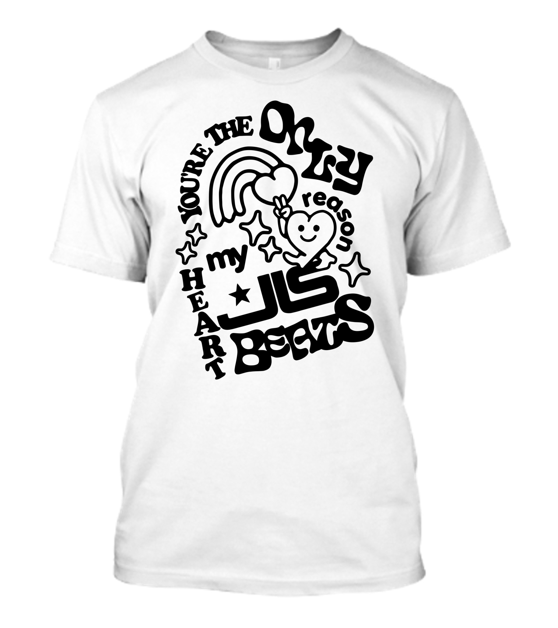 You're The Only Reason My Heart JLS Beats Tie Dye T-Shirt