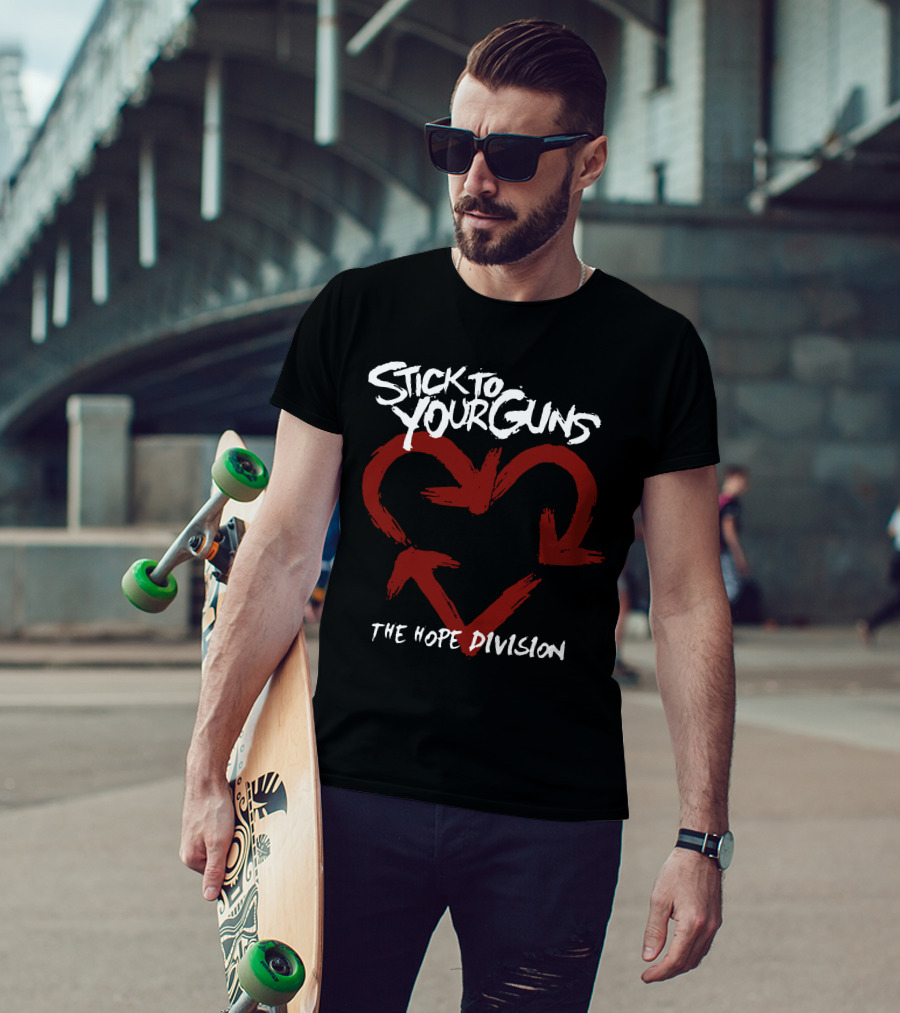 Stick To Your Guns The Hope Division Heart Arrow T-Shirt