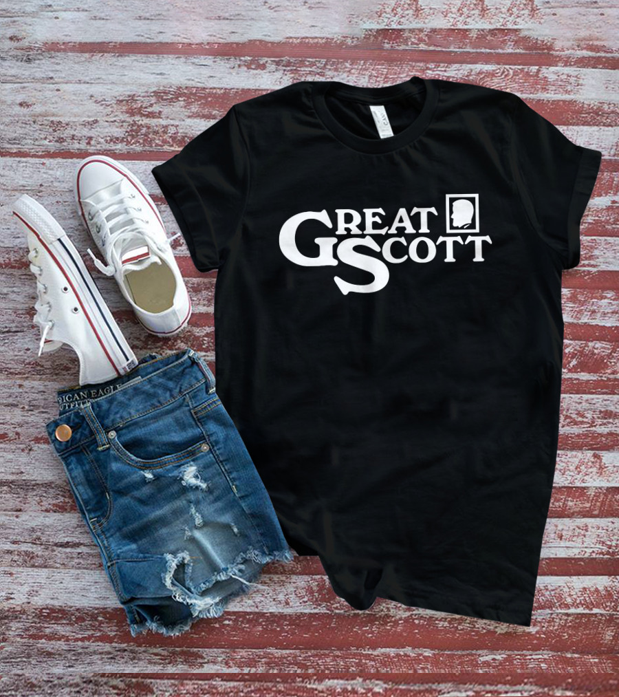 Great Scott Merch Great Scott Silhouette Logo Style GreatScottROCK T-Shirt