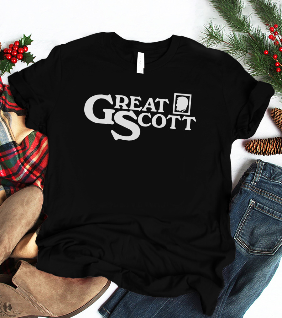 Great Scott Merch Great Scott Silhouette Logo Style GreatScottROCK T-Shirt