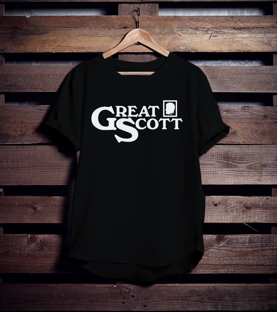 Great Scott Merch Great Scott Silhouette Logo Style GreatScottROCK T-Shirt