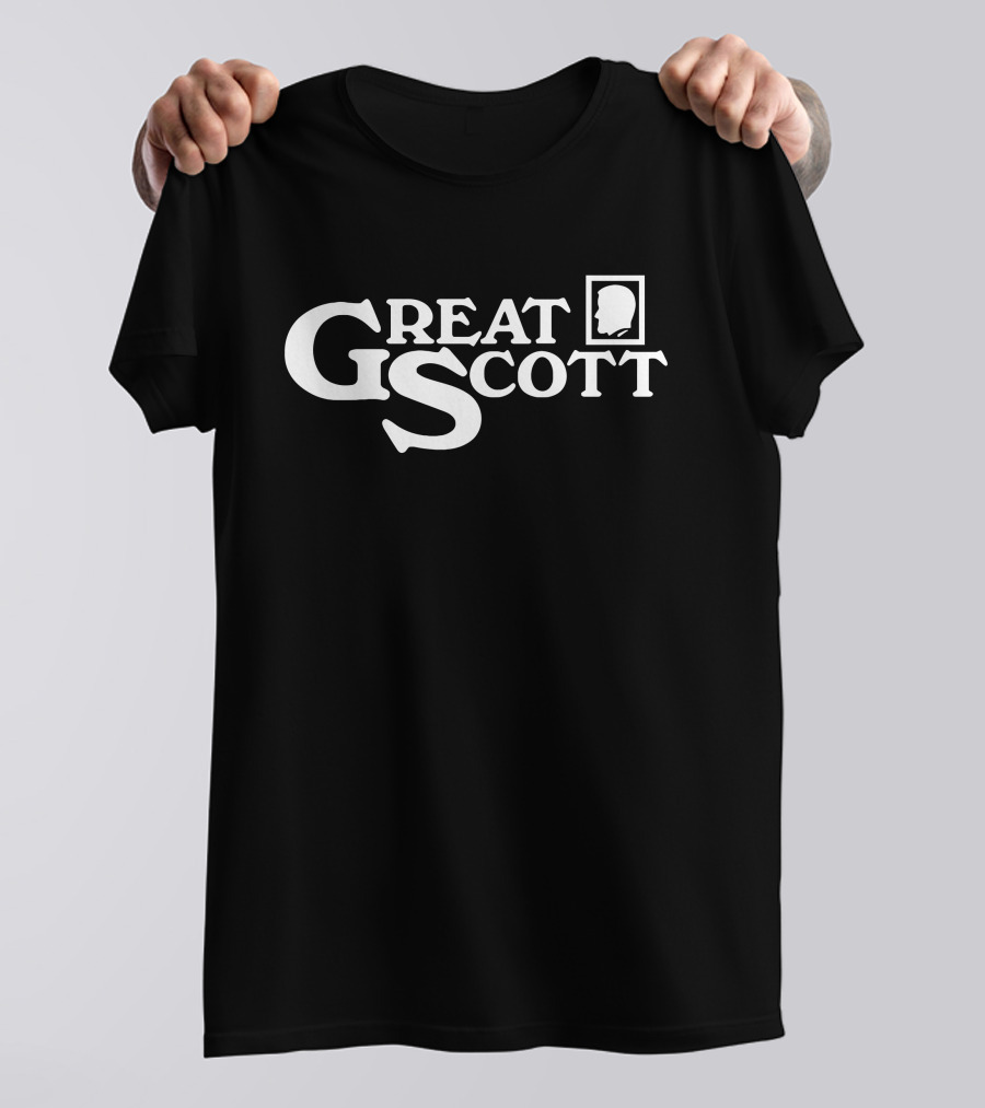 Great Scott Merch Great Scott Silhouette Logo Style GreatScottROCK T-Shirt