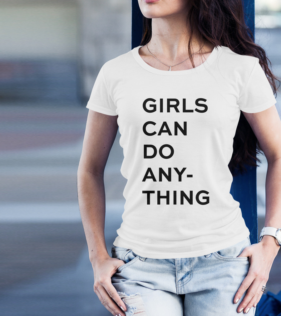 Girl Can Do Anything Girls Rock SB Amplify Women's History Month ZADIG&VOLTAIRE T-Shirt