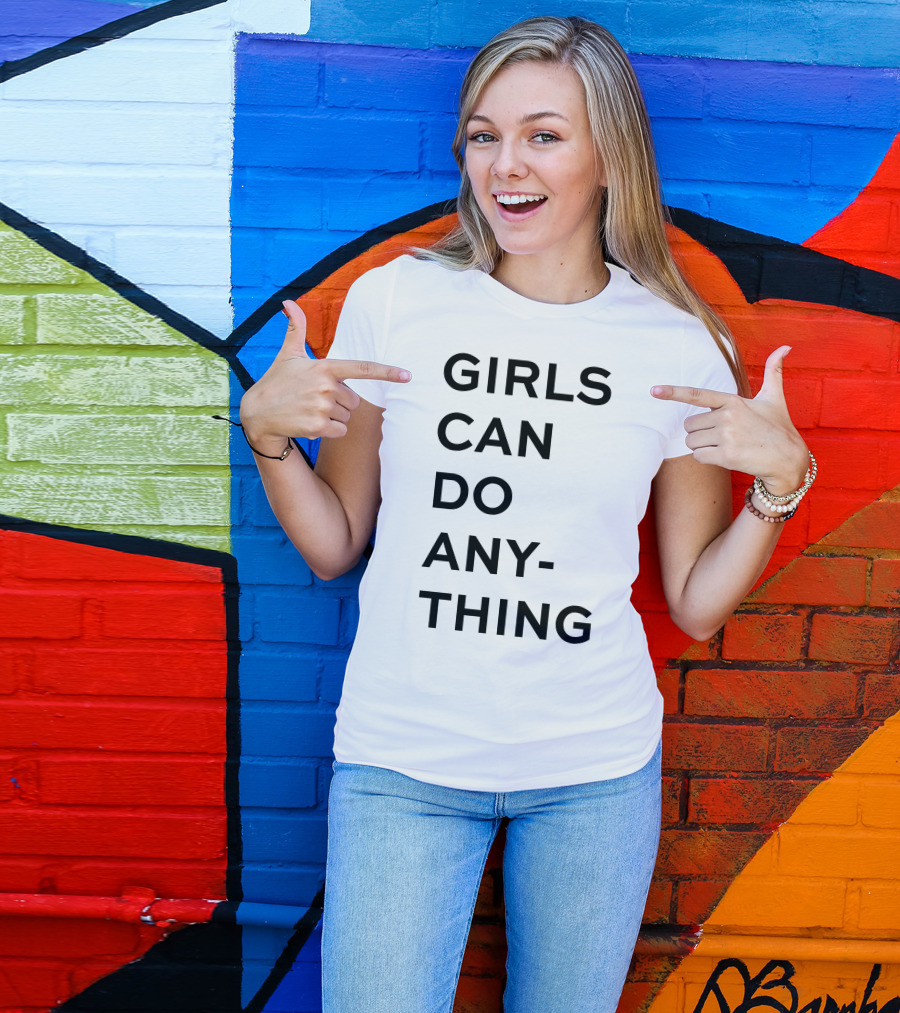 Girl Can Do Anything Girls Rock SB Amplify Women's History Month ZADIG&VOLTAIRE T-Shirt