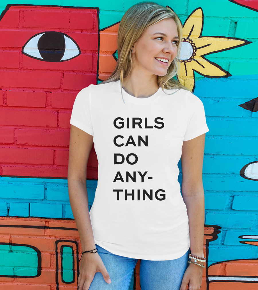 Girl Can Do Anything Girls Rock SB Amplify Women's History Month ZADIG&VOLTAIRE T-Shirt