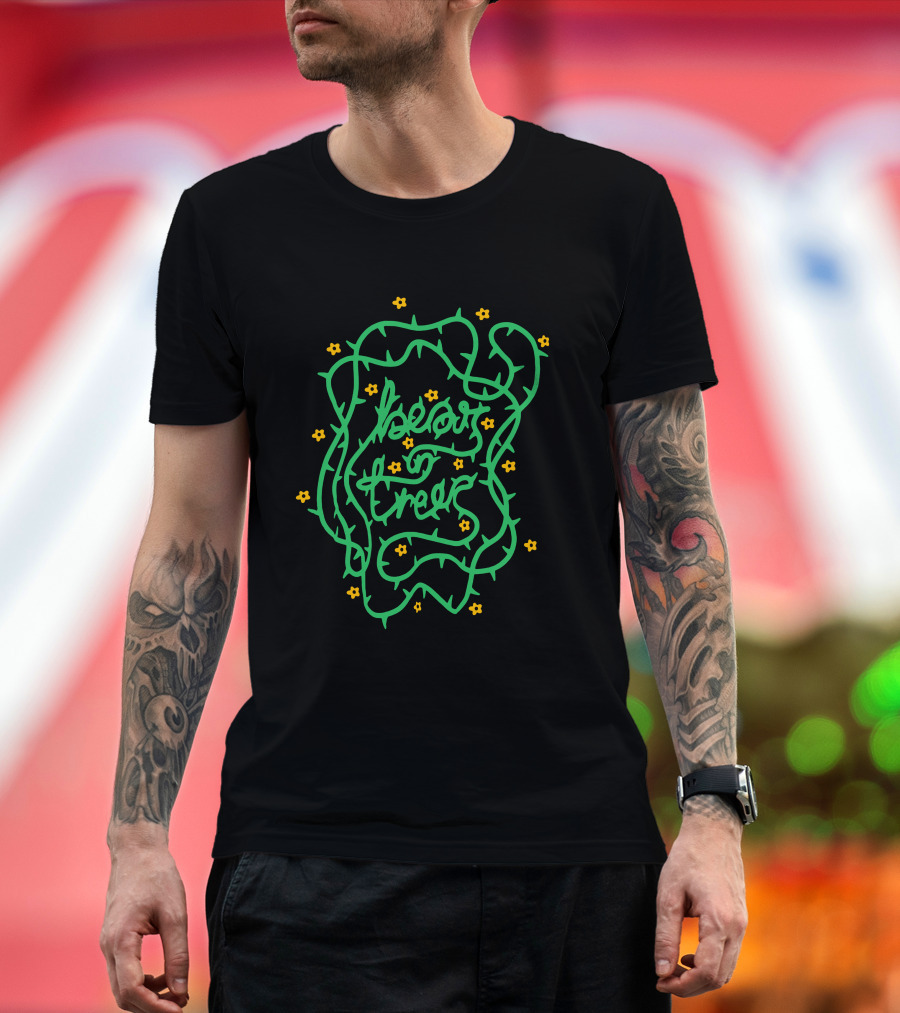 Shop Bears In Trees Merch Store Ivy Design Bears In Trees Are Smiling Back T-Shirt