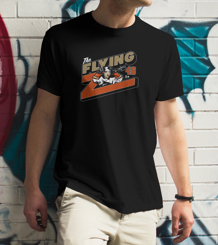 The Flying Z Trevor Zegras 46 Hockey Player T-Shirt