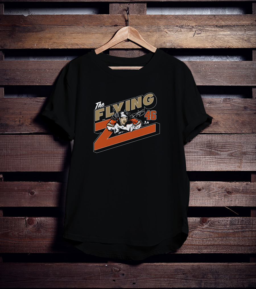 The Flying Z Trevor Zegras 46 Hockey Player T-Shirt