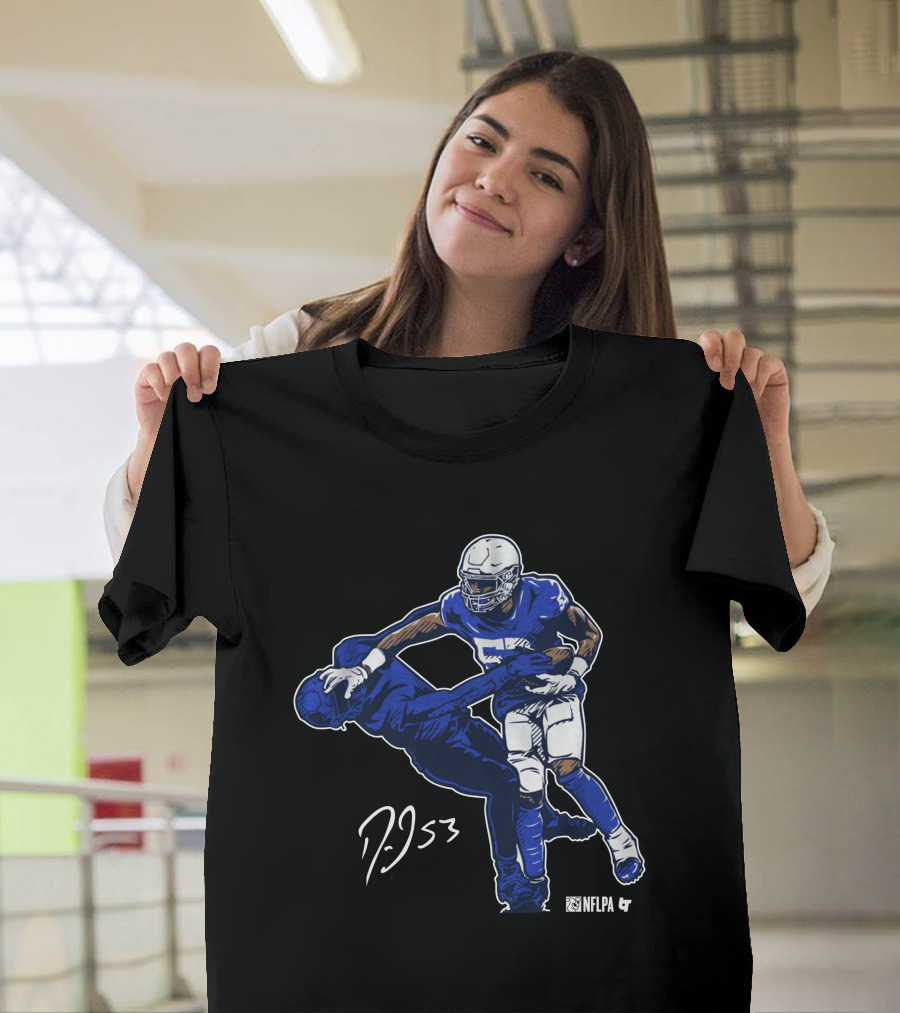 Darius Leonard NFLPA Stiff Arm 53 Sports T-Shirt