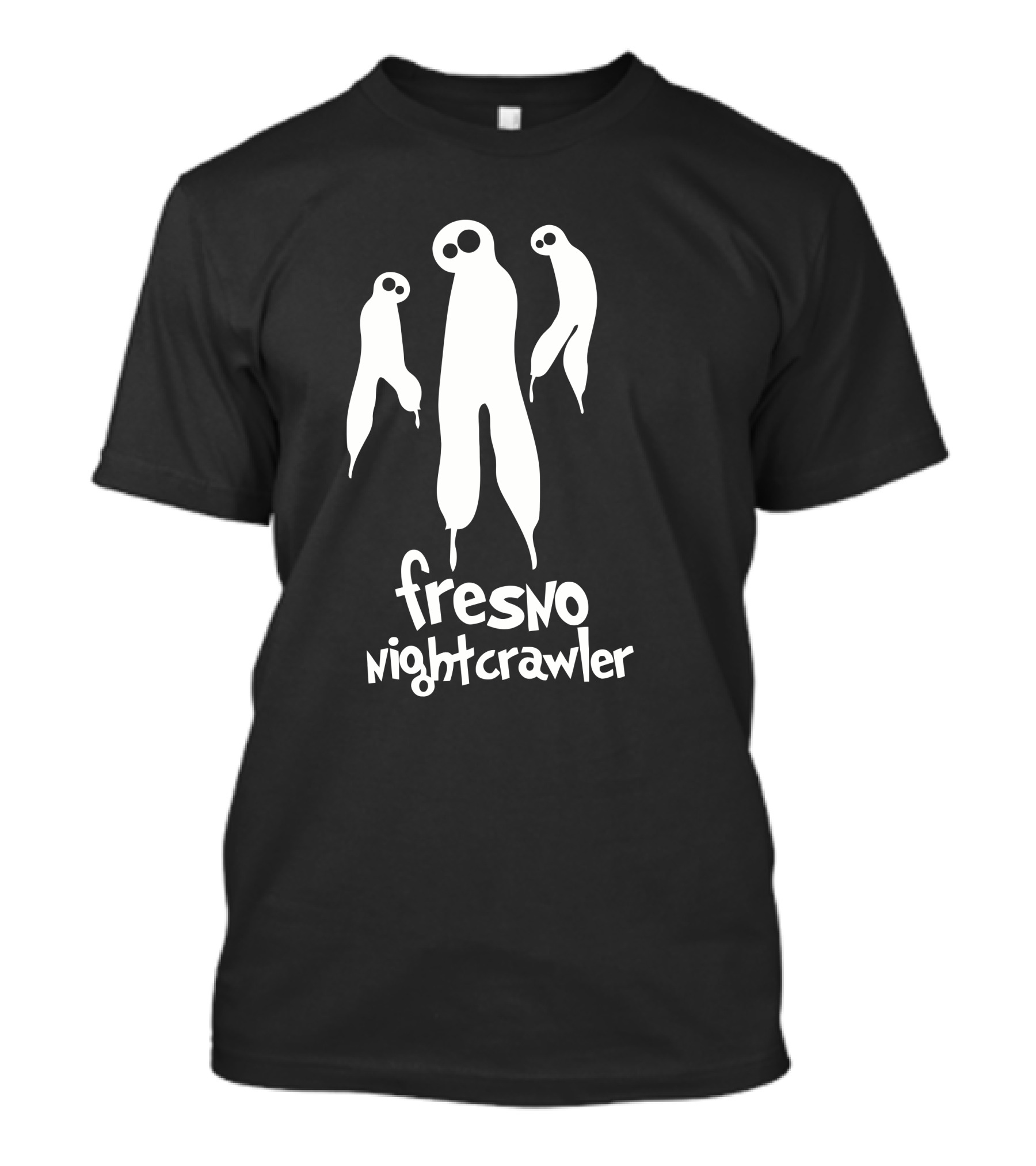 Fresno Nightcrawler Cryptid Silhouette Trio T-Shirt