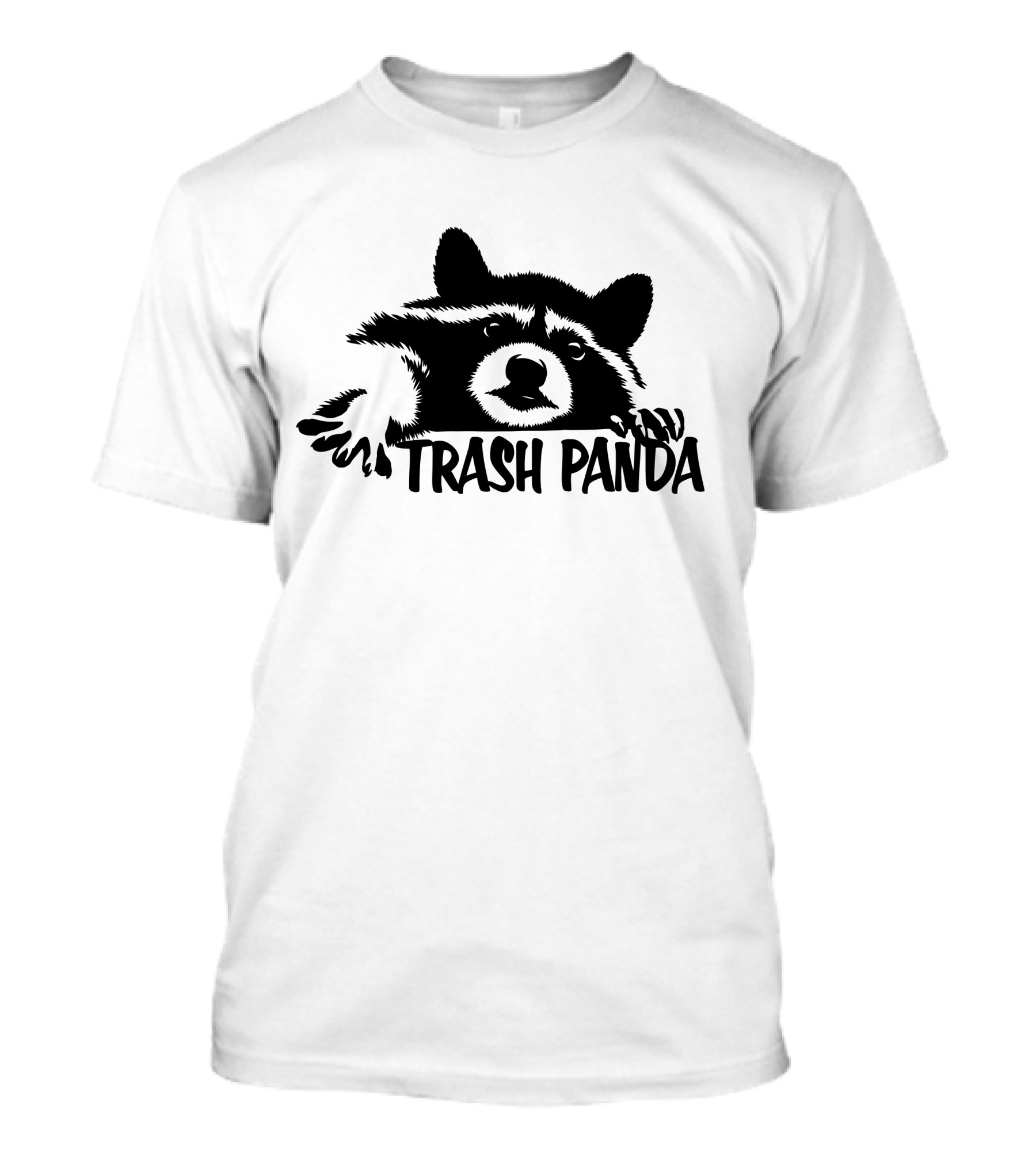 Trash Panda Raccoon Peeking Out T-Shirt