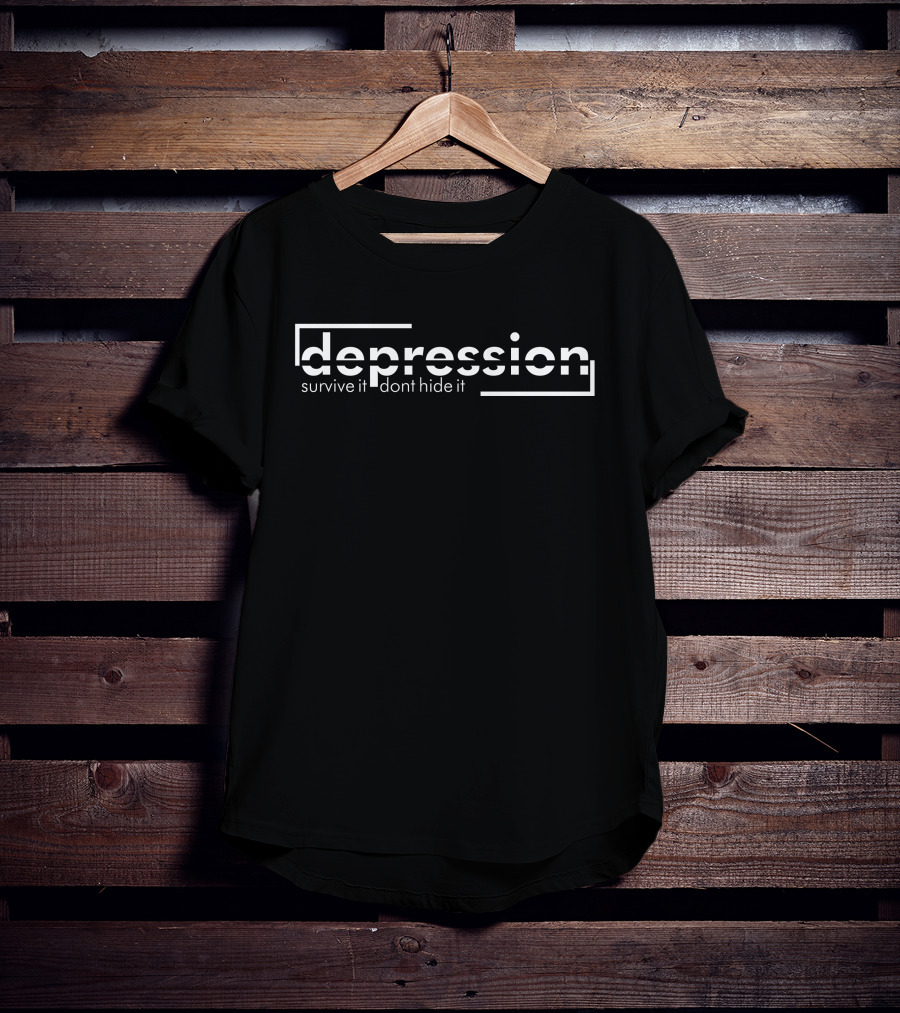 Depression Survive It Don’t Hide It T-Shirt