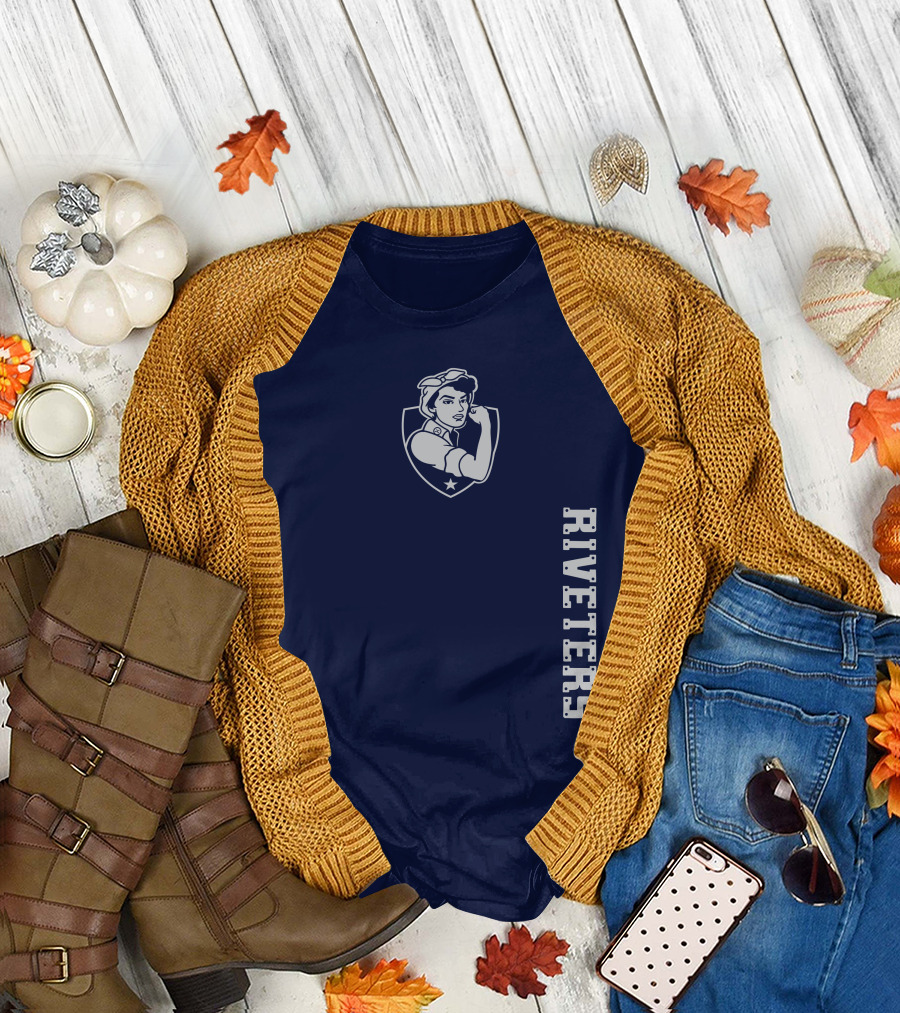 Steel Stretch Riveters Rivetershockeyshop Rosie The Riveter T-Shirt