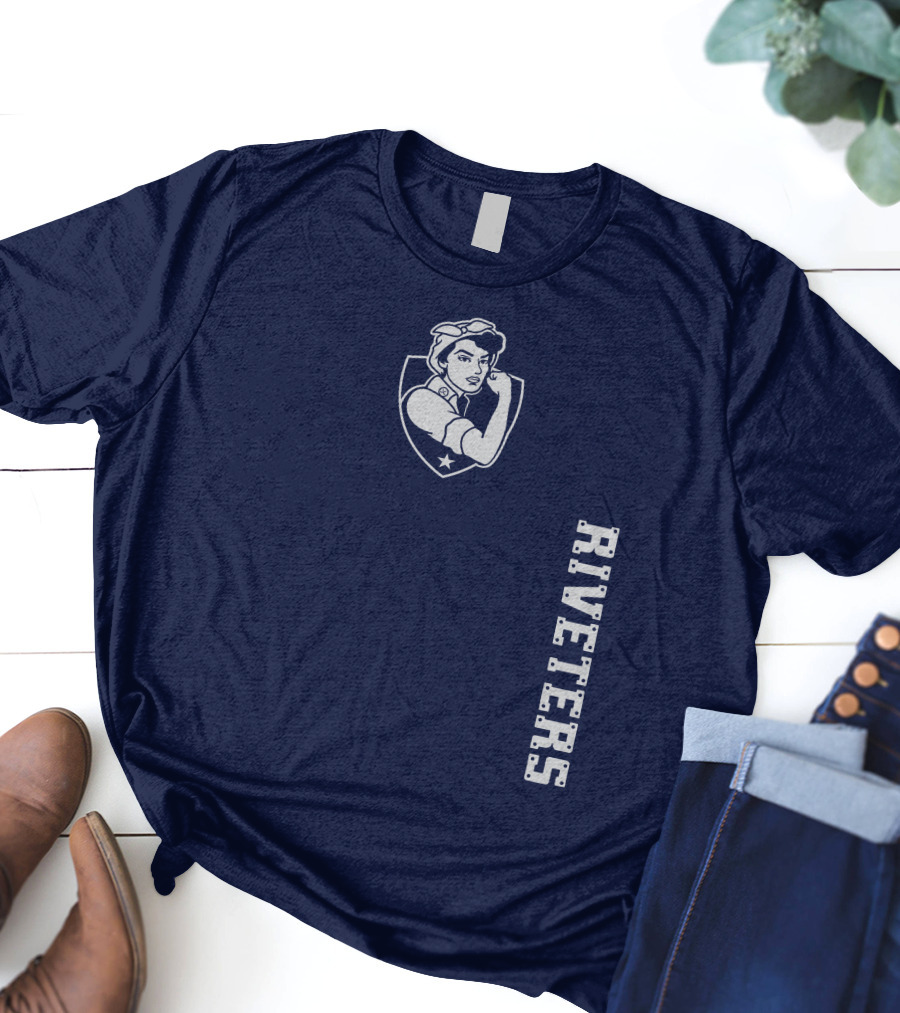 Steel Stretch Riveters Rivetershockeyshop Rosie The Riveter T-Shirt