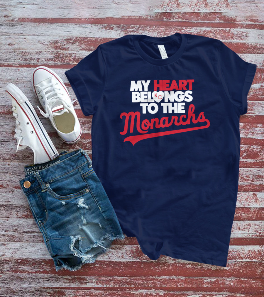 My Heart Belongs To The KC Monarchs T-Shirt