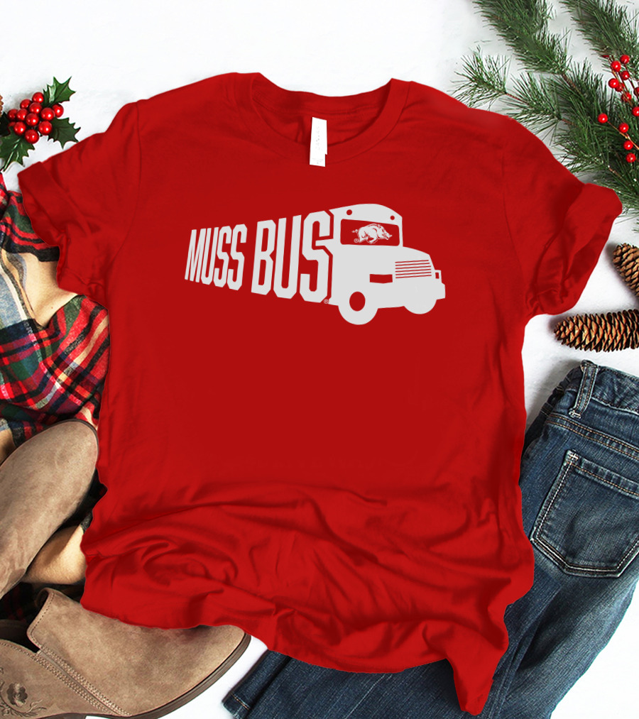Muss Bus Eric Musselman Arkansas Razorbacks T-Shirt