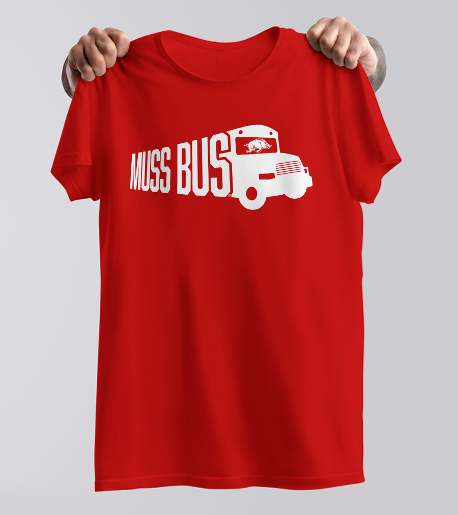 Muss Bus Eric Musselman Arkansas Razorbacks T-Shirt