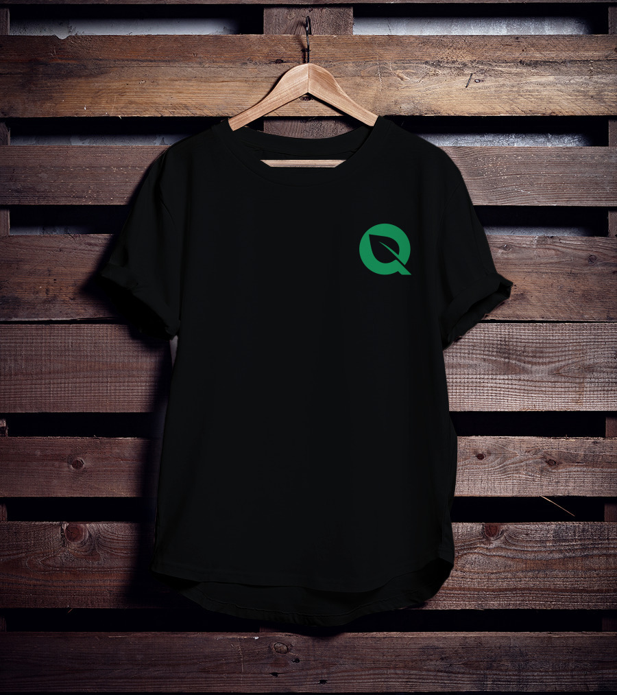 Flyquest Logo Green Leaf T-Shirt