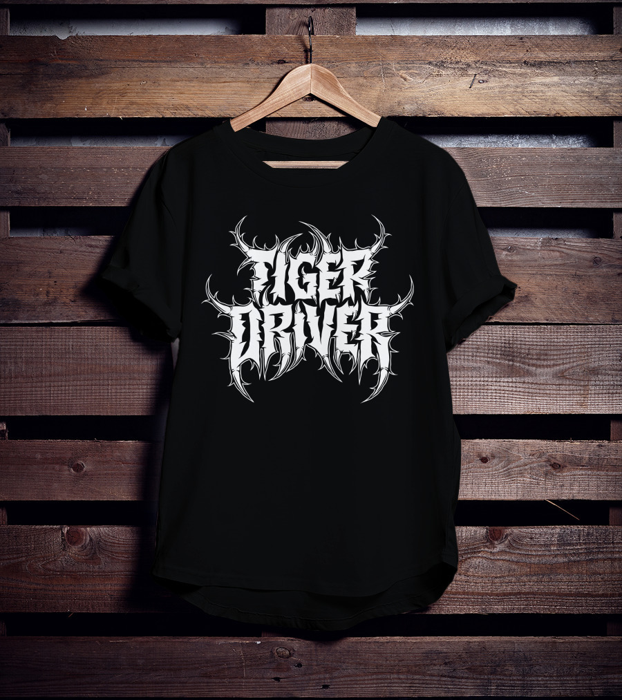 Tiger Driver 9X Merch Metal Logo Tiger Driver T-Shirt
