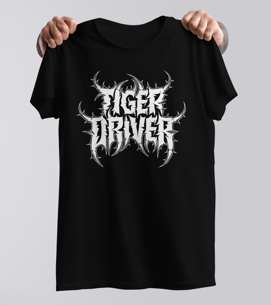 Tiger Driver 9X Merch Metal Logo Tiger Driver T-Shirt