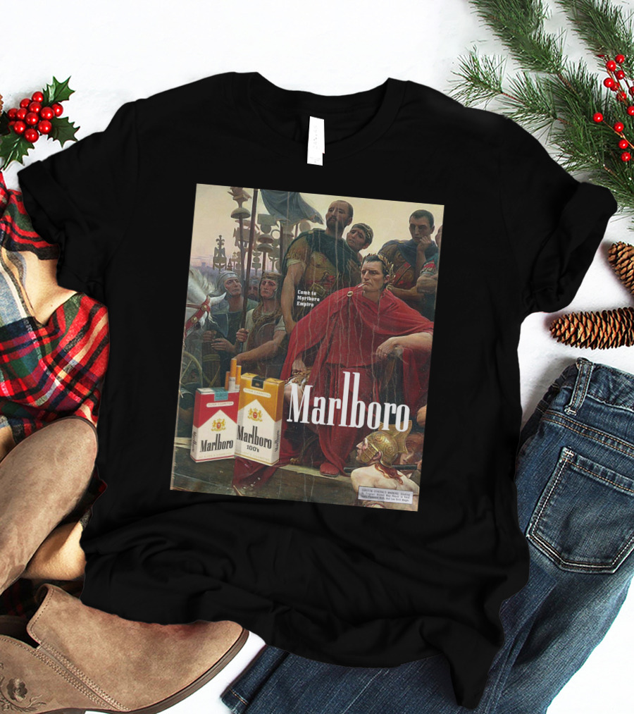 MarlboroManCo Come To Marlboro Empire Roman Soldiers Marlboro Packs T-Shirt