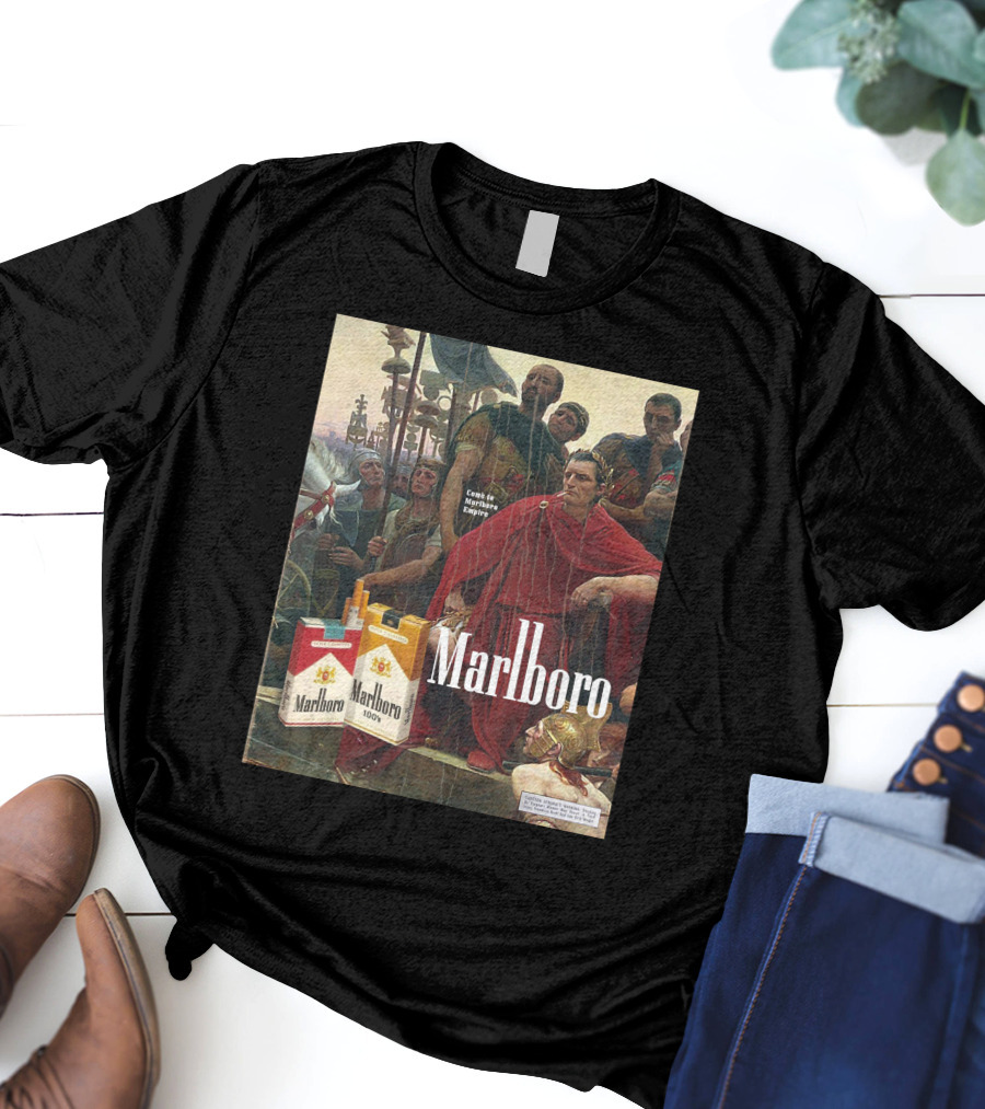 MarlboroManCo Come To Marlboro Empire Roman Soldiers Marlboro Packs T-Shirt