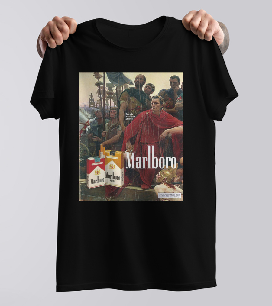 MarlboroManCo Come To Marlboro Empire Roman Soldiers Marlboro Packs T-Shirt
