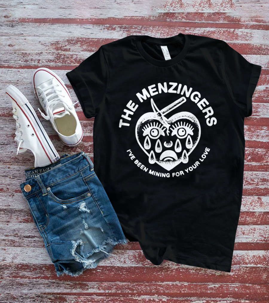 The Menzingers Heart With Pickaxe Design I've Been Mining For Your Love T-Shirt
