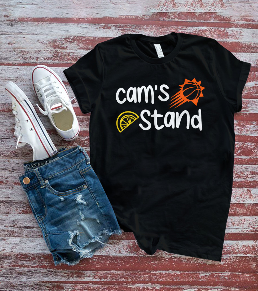 Cam's Stand Lemonade Basketball Team T-Shirt
