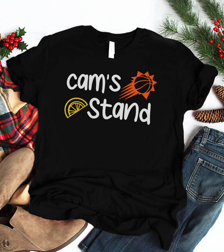 Cam's Stand Lemonade Basketball Team T-Shirt