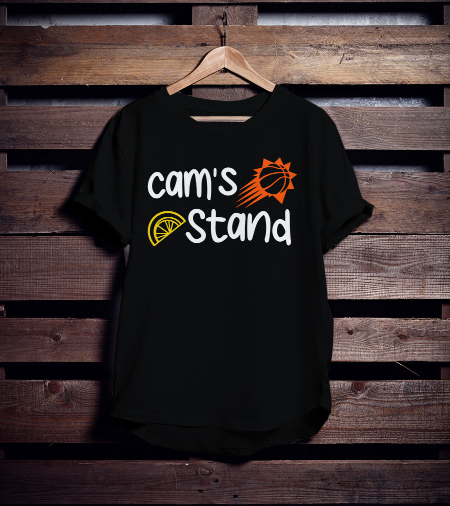 Cam's Stand Lemonade Basketball Team T-Shirt