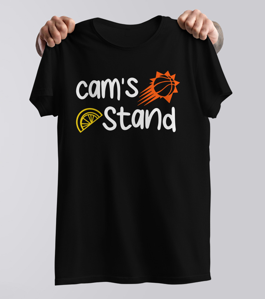 Cam's Stand Lemonade Basketball Team T-Shirt