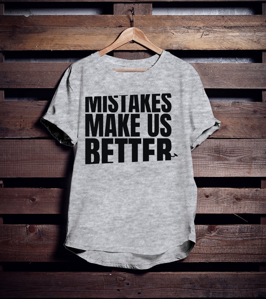 Mr. Build It Merch Mistakes Make Us Better Hammer T-Shirt