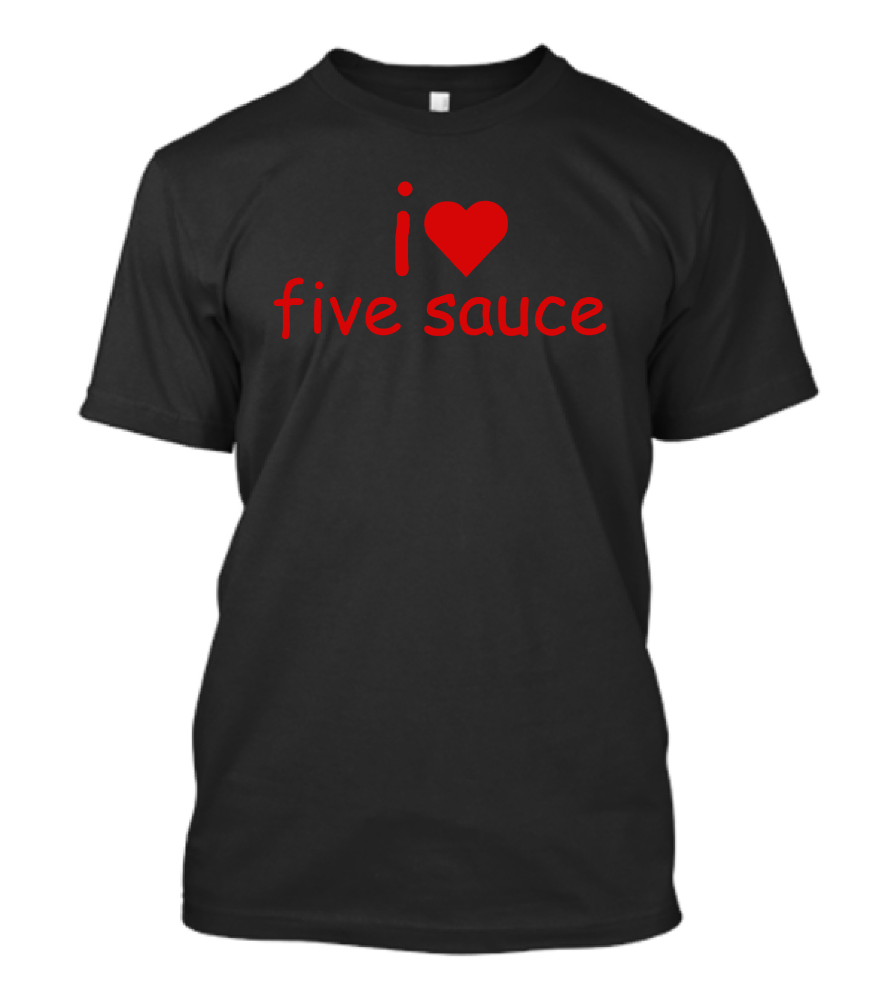 Sadstreet Merch I Love Five Sauce Red Heart T-Shirt