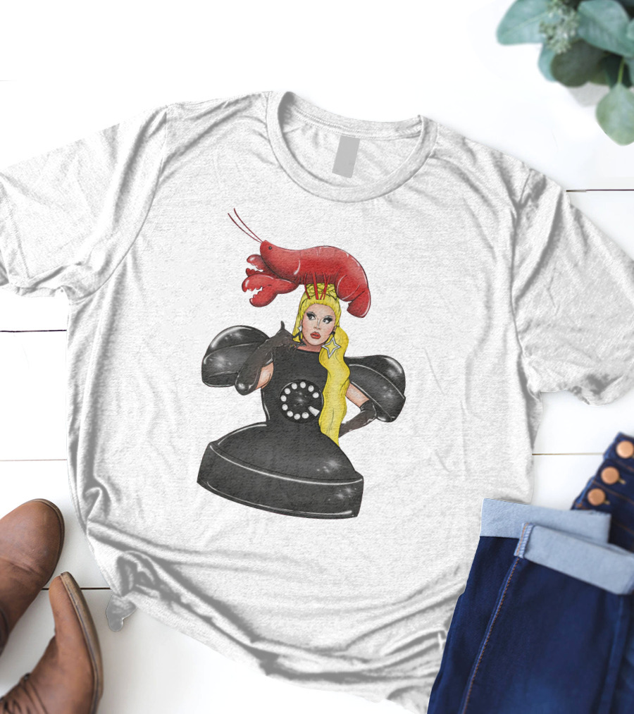 Cheryl Hole Merchandise Cheryl Hole Lobster Dress Iconic Look T-Shirt