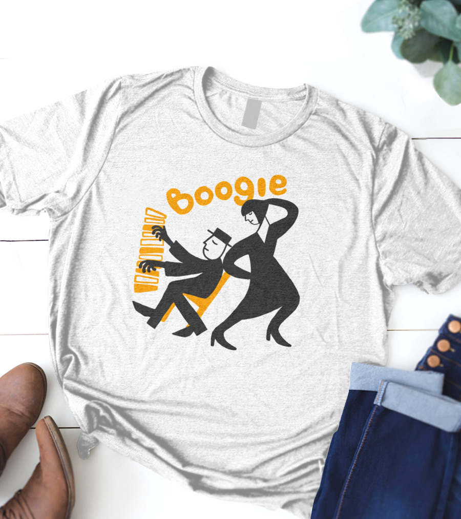 Woogie Boogie Music Dance Energetic Movement T-Shirt