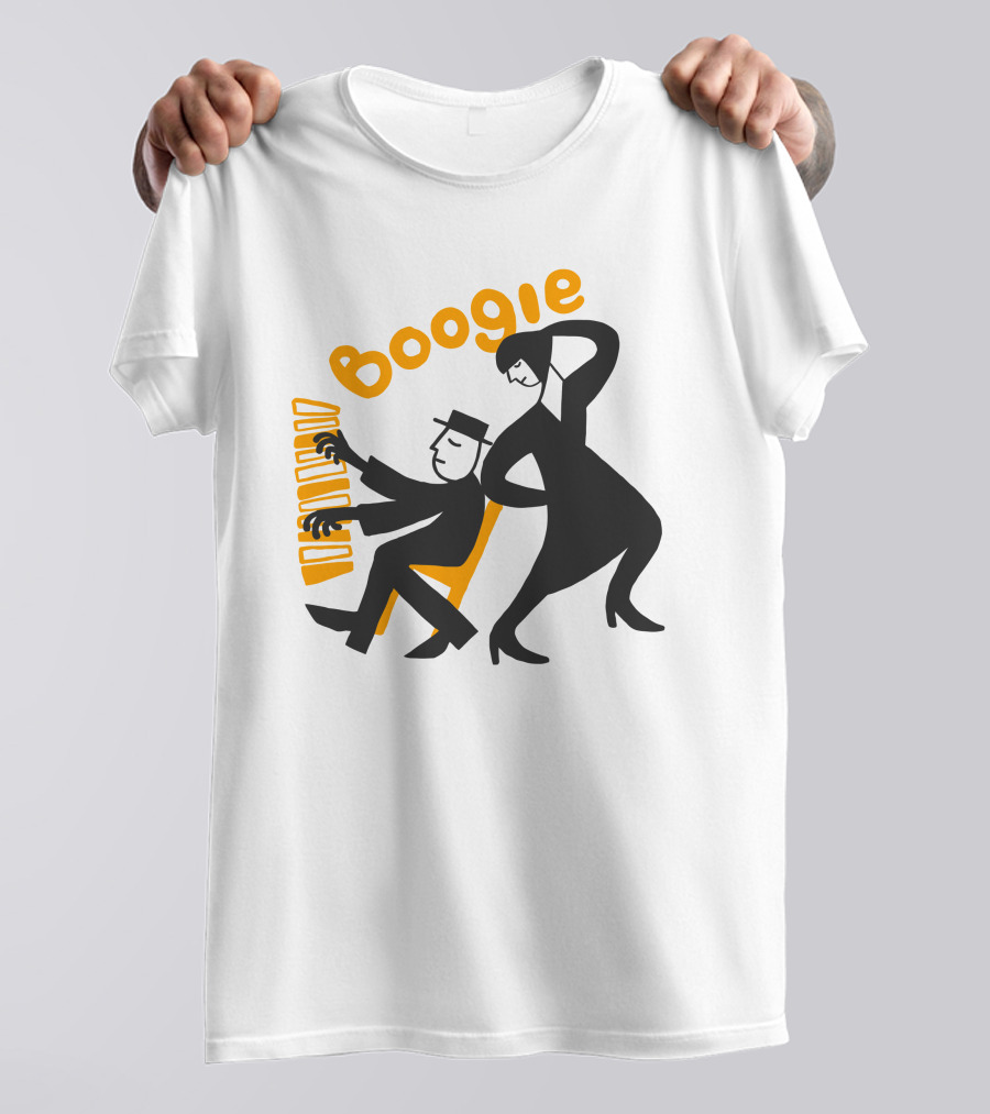 Woogie Boogie Music Dance Energetic Movement T-Shirt