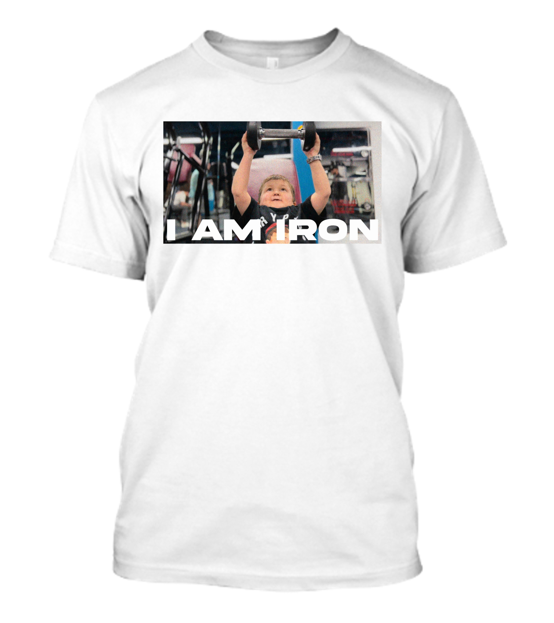 Hasbulla Merch I Am Iron Hasbulla Gym Workout T-Shirt