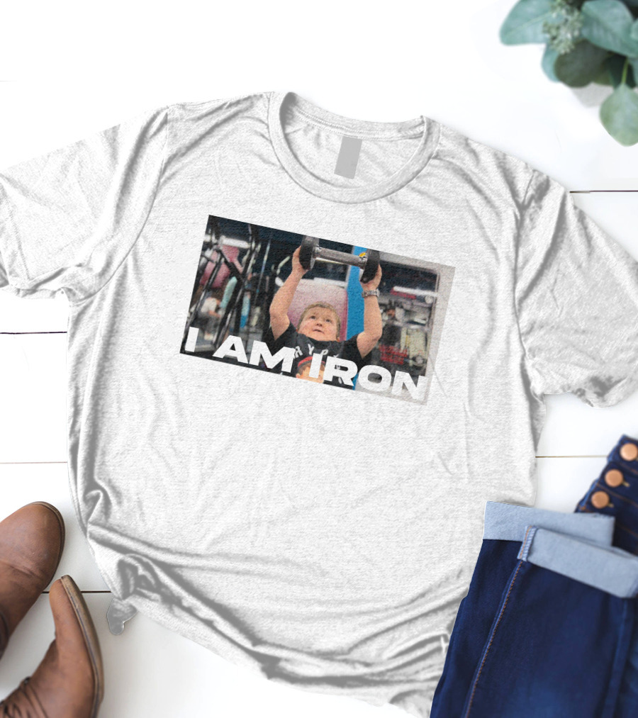 Hasbulla Merch I Am Iron Hasbulla Gym Workout T-Shirt