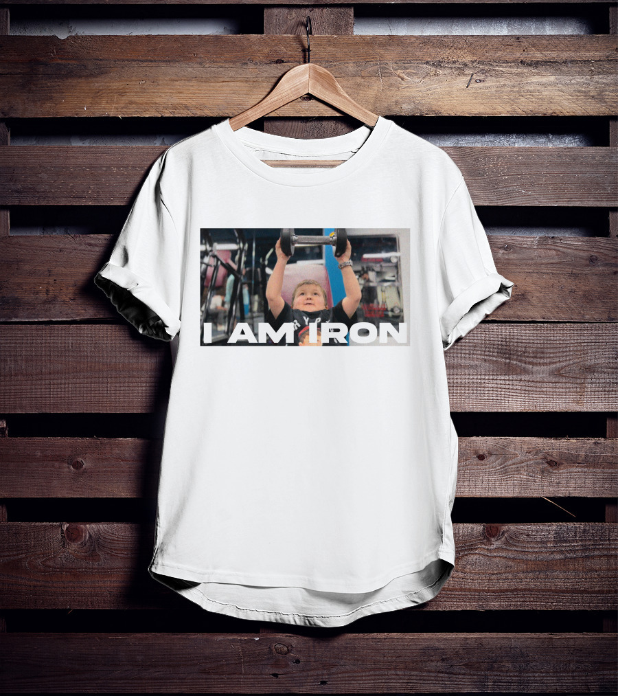 Hasbulla Merch I Am Iron Hasbulla Gym Workout T-Shirt
