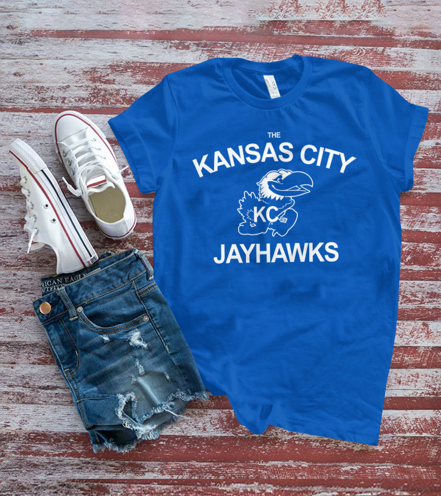 The Kansas City Jayhawks KC Raygun Clothing T-Shirt
