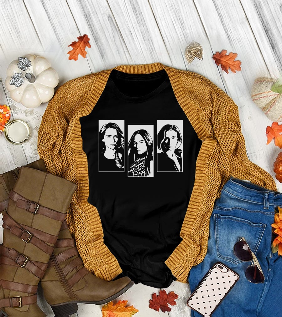 Kindnessuntamed Earper Trio Kevin Bachelder Wynonna Earp Fandom Portraits T-Shirt