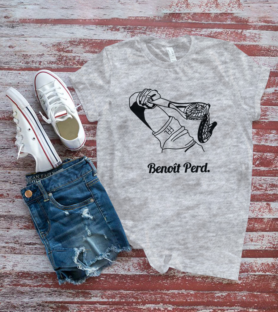 Benoît Perd Ffl Lose Merchandise Tennis Racket Image T-Shirt