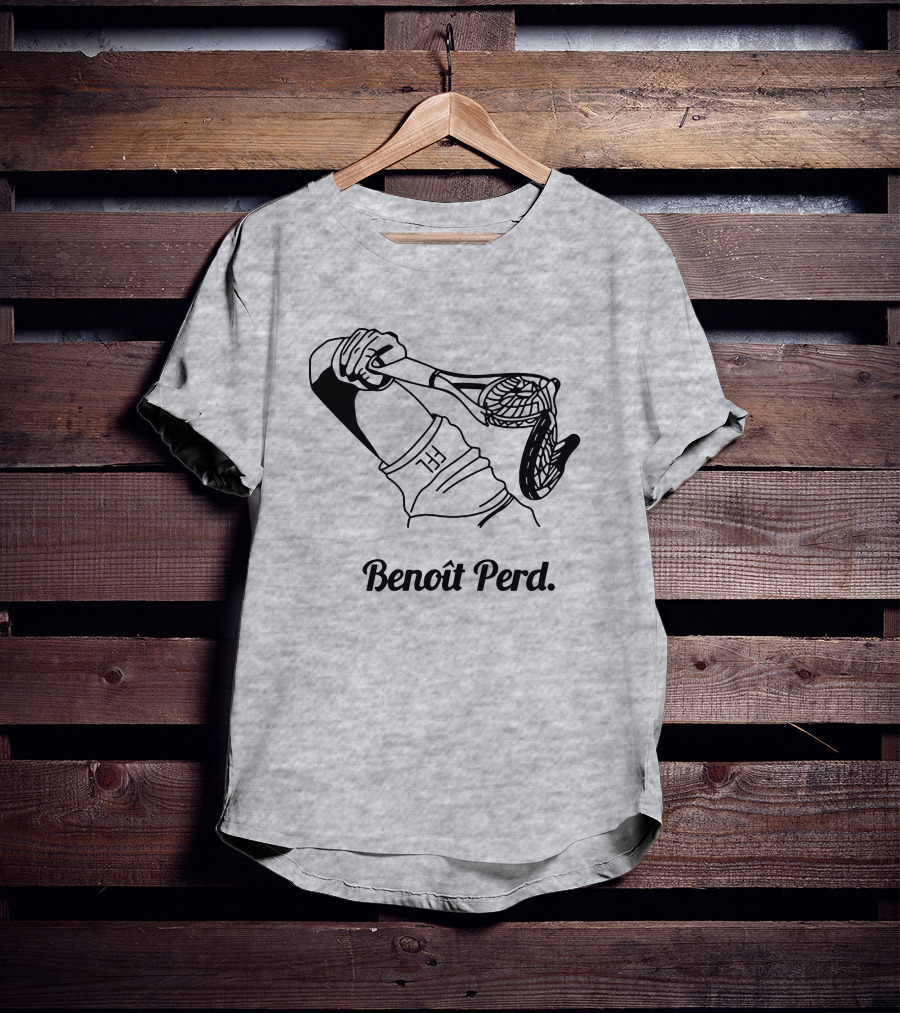 Benoît Perd Ffl Lose Merchandise Tennis Racket Image T-Shirt