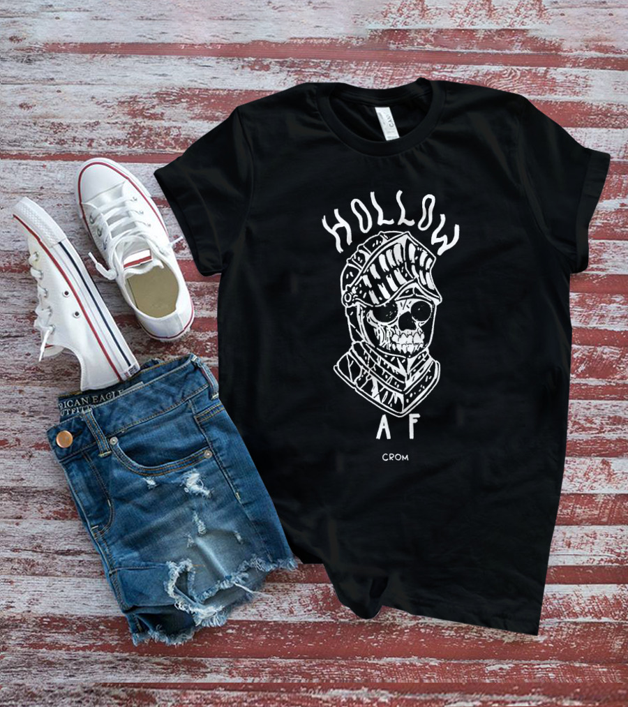 Crom Hollow AF Skull Knight T-Shirt