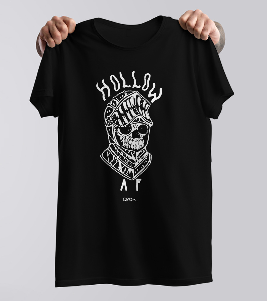 Crom Hollow AF Skull Knight T-Shirt