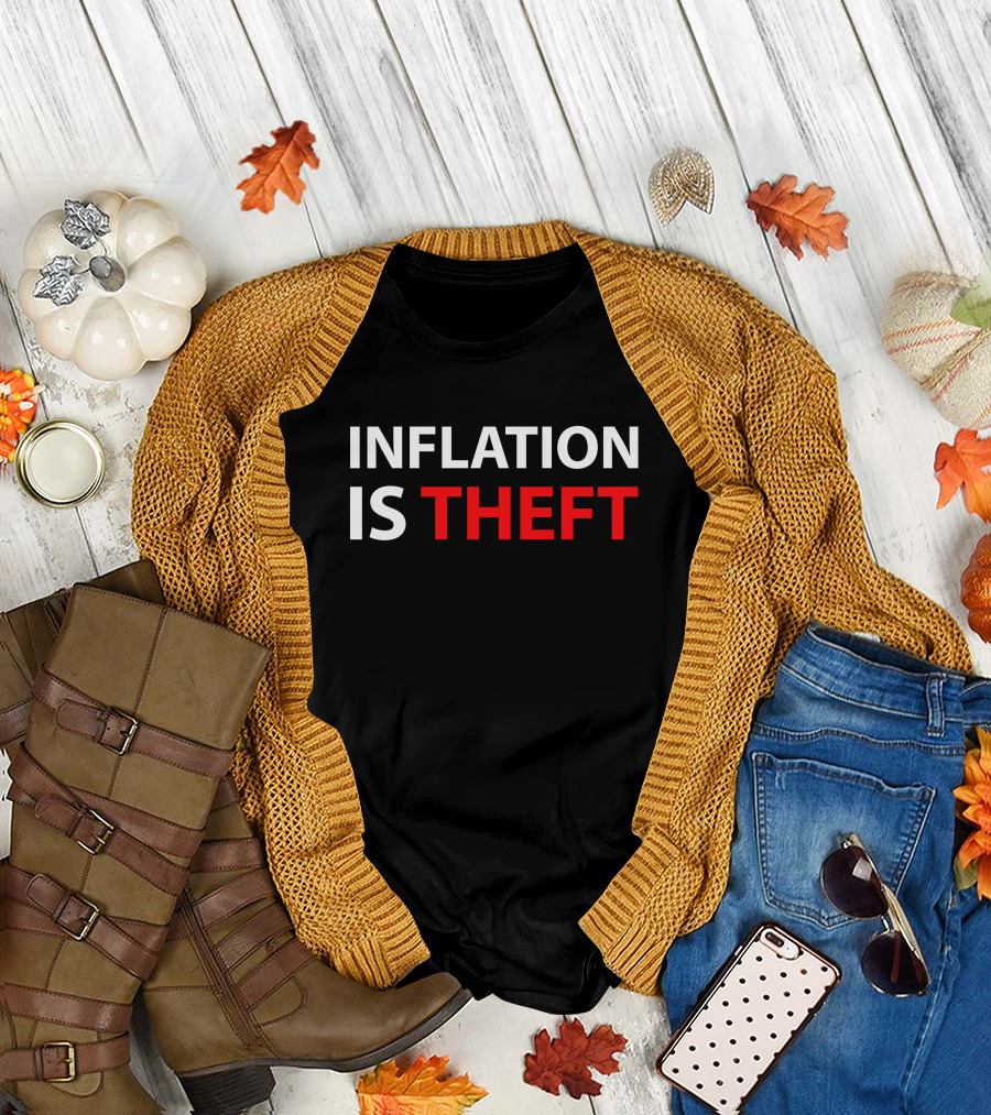Luke Rudkowski Merch Inflation Is Theft Wearechange T-Shirt