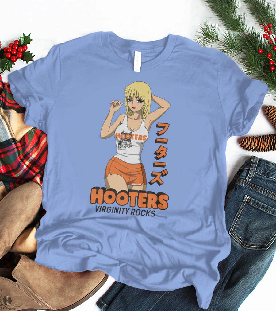Hooters Anime Girl Virginity Rocks Danny Duncan T-Shirt