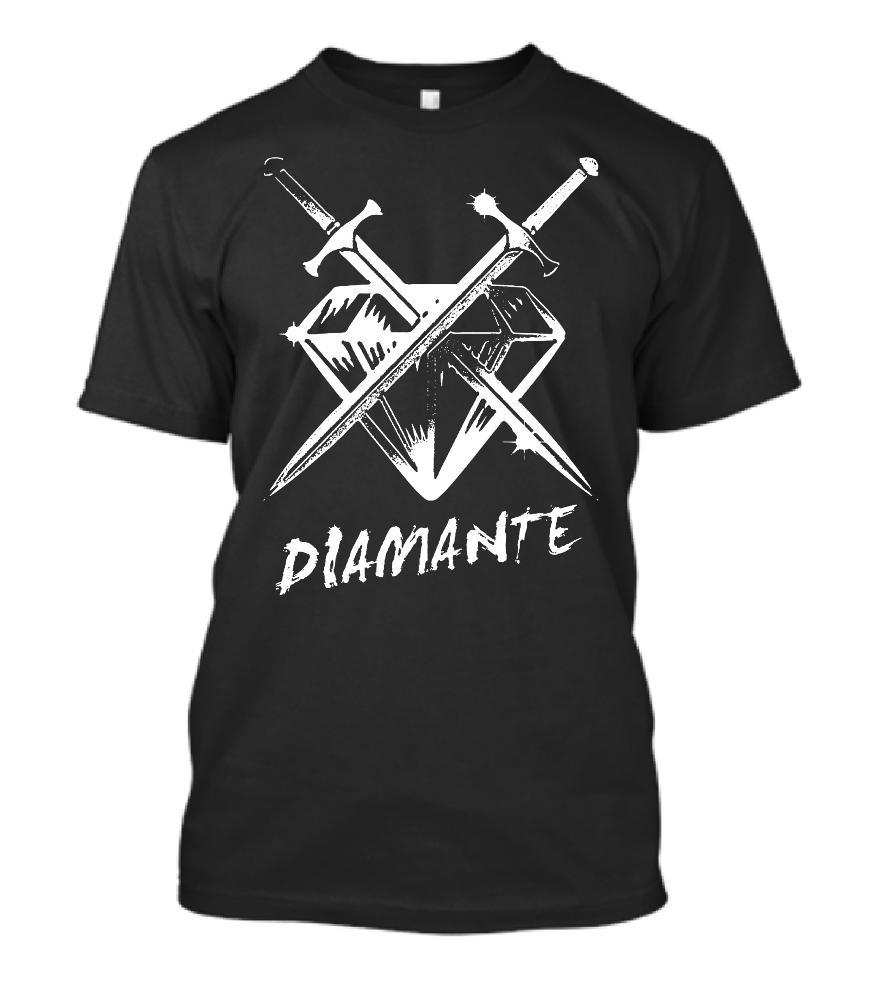 Diamante Retro Neon Vibe T-Shirt