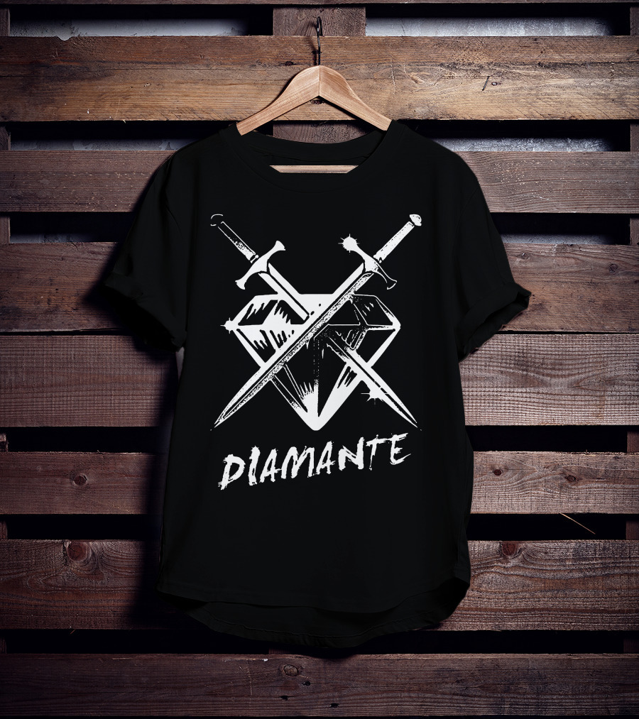 Diamante Retro Neon Vibe T-Shirt